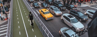 Carriles bici elevados que se construyen ‘como un Scalextric’: una alternativa para descongestionar el tráfico en las ciudades