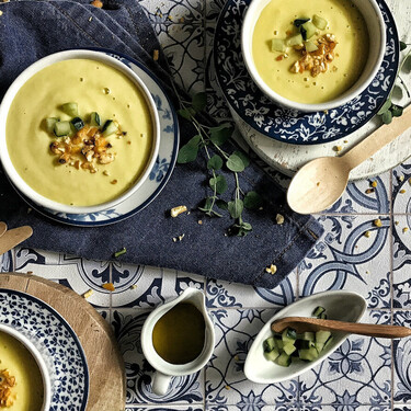 Ni de melón ni de sandía: el gazpacho que más repito es de mango, proteico y buenísimo