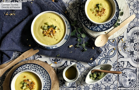 Ni de melón ni de sandía: el gazpacho que más repito es de mango, proteico y buenísimo