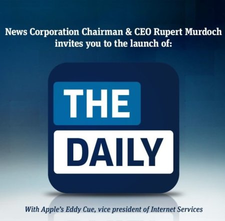 News Corp y Apple presentarán conjuntamente el nuevo The Daily en un evento el 2 de febrero