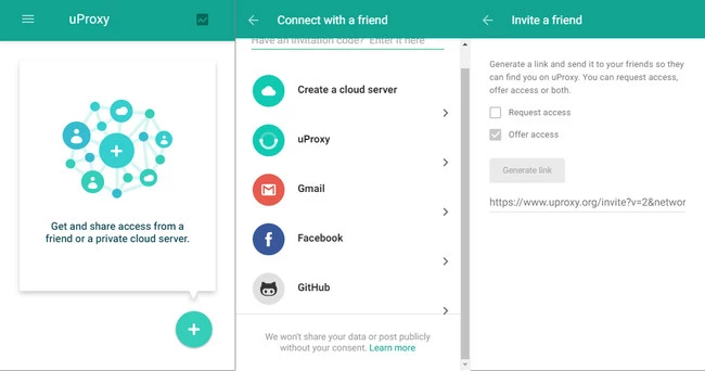 Uproxy Get And Share Access
