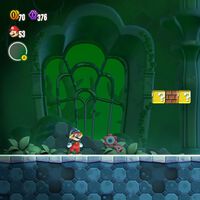 Luces en la casa encantada al 100% en Super Mario Bros. Wonder