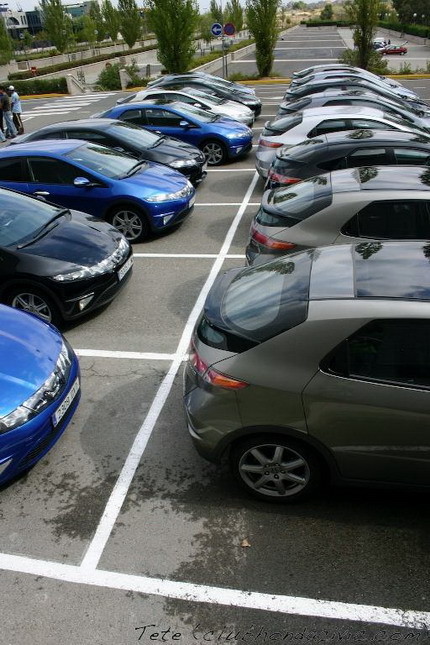 Concentración de Honda Civic en Madrid