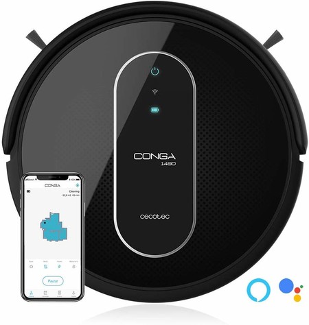 Cupón de descuento de 30 euros para hacernos con la Cecotec Conga 1490, con mapeo y función de fregado, por sólo 169 euros en AliExpress Plaza