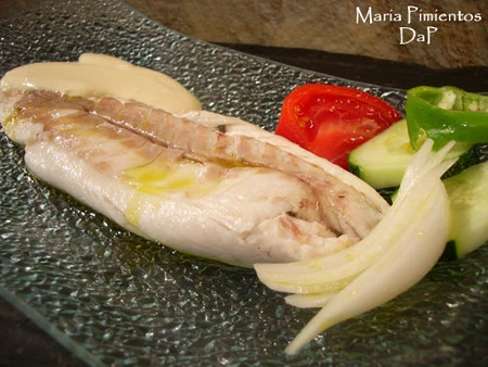 Lubina a la sal con hinojo. Receta