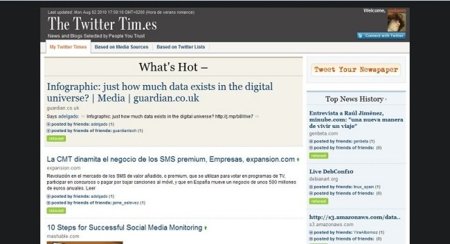 The Twitter Times, crea un periódico a partir de tu cuenta de Twitter