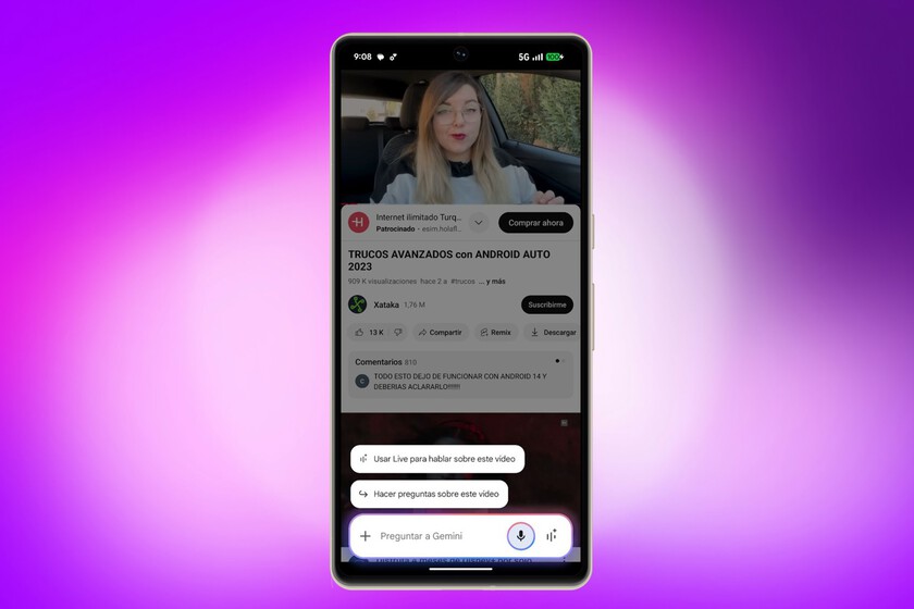 Donde más uso Gemini es en YouTube: ha cambiado la forma en la que &quot;veo&quot; vídeos