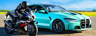 Una BMW M 1000 RR y un M4 se pican en la recta de un aeropuerto. Spoiler: acaba muy mal