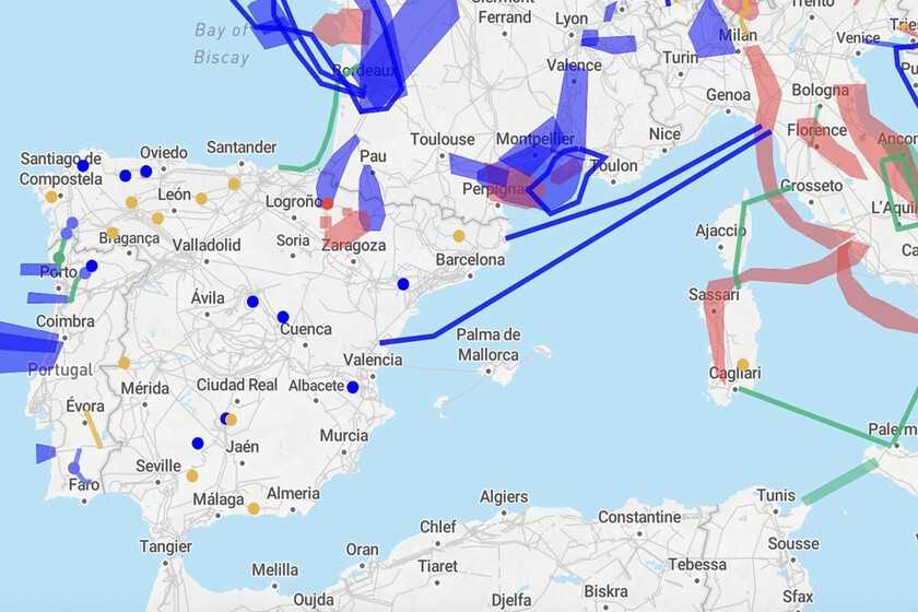Dos gigantescos cables submarinos entre España e Italia: el puente eléctrico mediterráneo es uno los grandes proyectos de interconexión europea