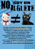 Los animales no son juguetes