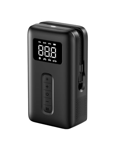 UGREEN Compresor de Aire Portátil para Auto, Pantalla con LED, para Coche, Moto, Bici, Balón