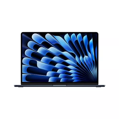 Apple 2024 15 インチ MacBook Air (Apple M3 チップ搭載): 15.3 インチ Liquid Retina ディスプレイ、16GB ユニファイド メモリ、512GB SSD、1080p FaceTime HD カメラ、Touch ID、ミッドナイト