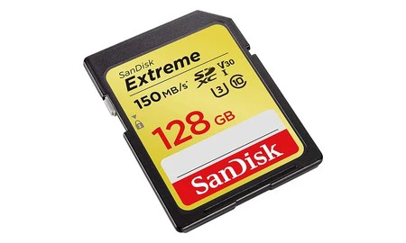 Hoy en Amazon, los 128 GB de la SanDisk Extreme PRO SDXC, sólo cuestan 36,19 euros