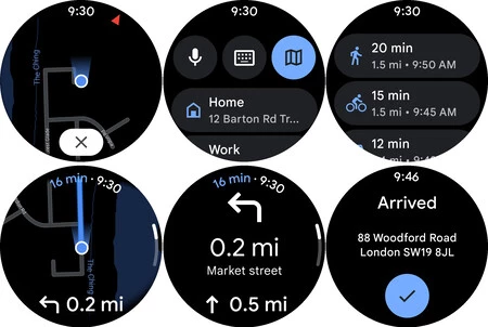Wear OS 3 の Google マップ