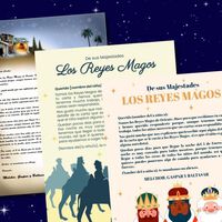 Cartas de los Reyes Magos para imprimir: gratis y personalizadas 