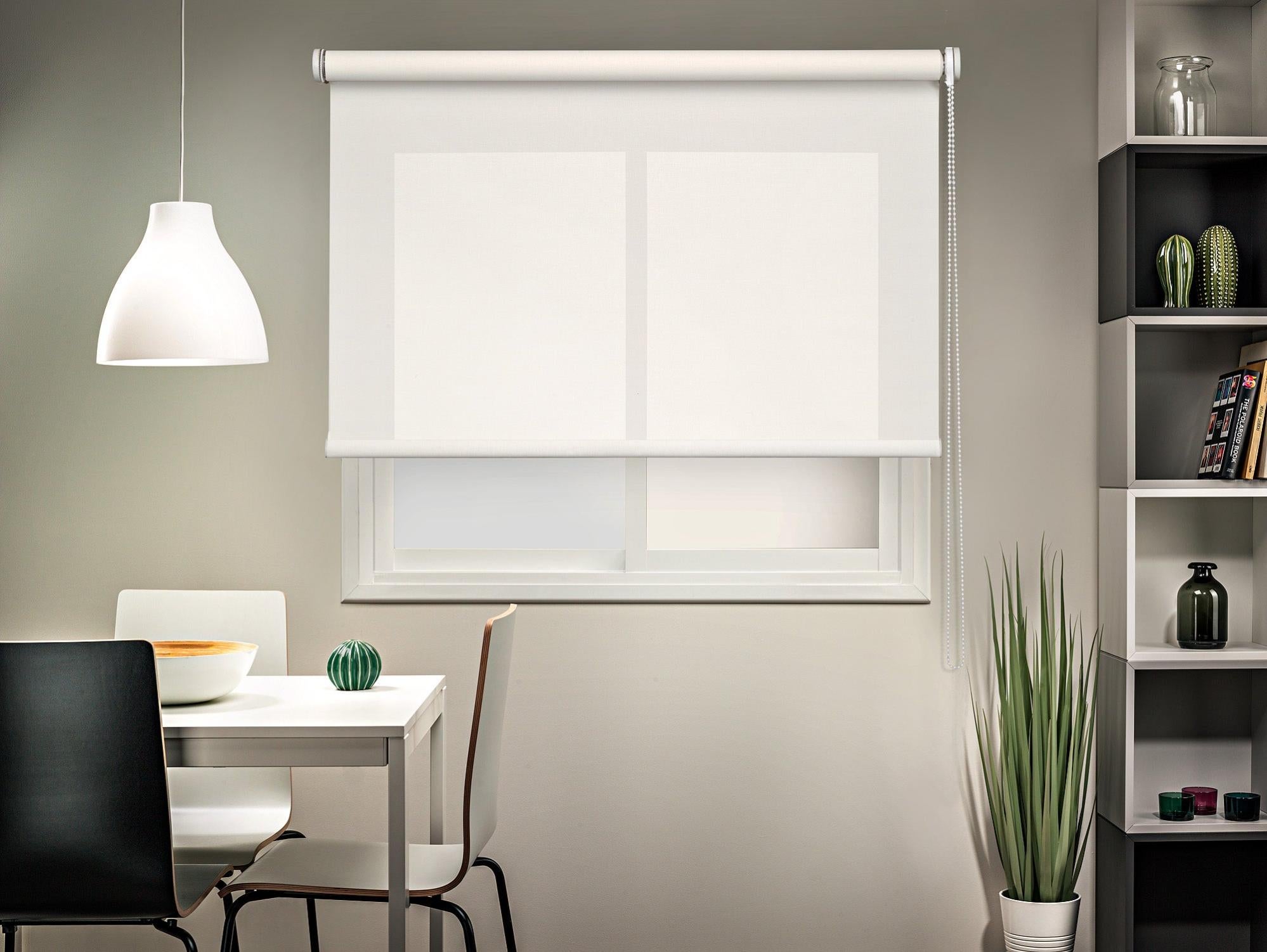 Estor enrollable screen basic blanco de 150x190cm