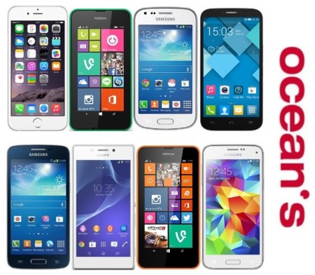 Oceans fortalece su catálogo de smartphones con 14 novedades, iPhone 6 entre ellas