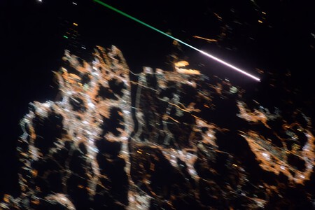 Las perseidas vistas desde la Estación Espacial Internacional el 9 de agosto de 2024