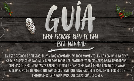 Guía para escoger bien el pan según la comida. Infografia
