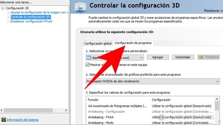 Configuracion De Programa