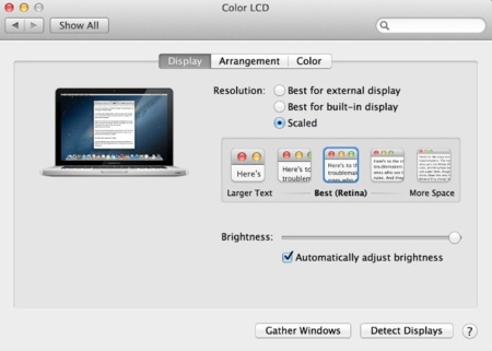 Apple publica una sección FAQ sobre el uso de la pantalla Retina