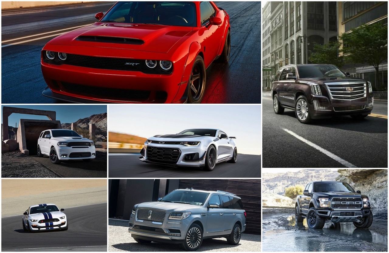 El exceso estadounidense demostrado con 7 de sus autos
