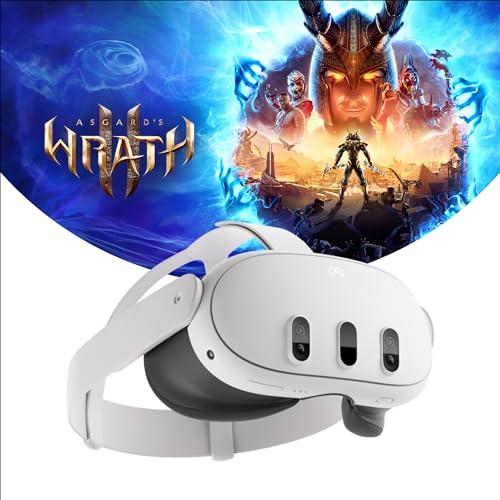 Meta Quest 3 — Realidad mixta revolucionaria — Potente rendimiento — Paquete Asgard’s Wrath 2