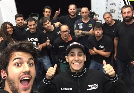Luis Salom Equipo Sag Team Test Valencia 2015