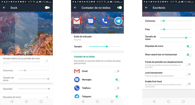 Evie Launcher Portada