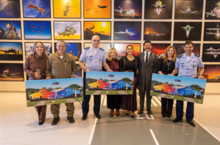 Representantes do Museu reunidos
