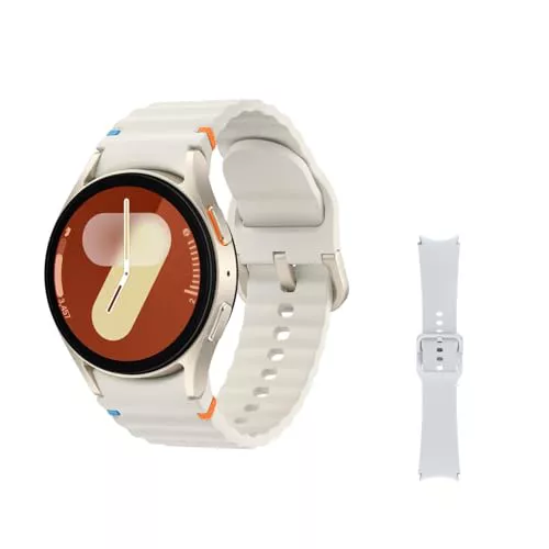 Samsung Galaxy Watch7 4G LTE + Correa - Smartwatch 40mm, Control de Salud, Seguimiento Deportivo, Beige (Versión Española)