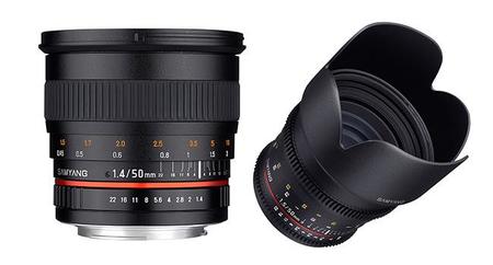 Samyang anuncia el 50mm V-DSLR para vídeo y foto con luminosidades de f/1.4 y T1.5