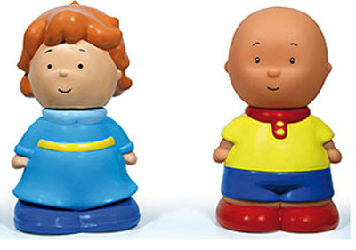 Los personajes de Caillou para regalar en Navidad