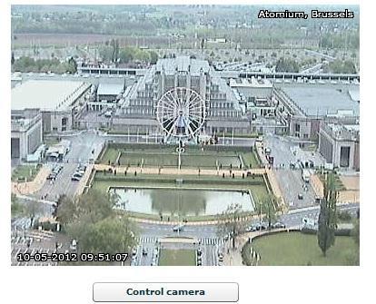 Controla la webcam del Atomium de Bruselas 