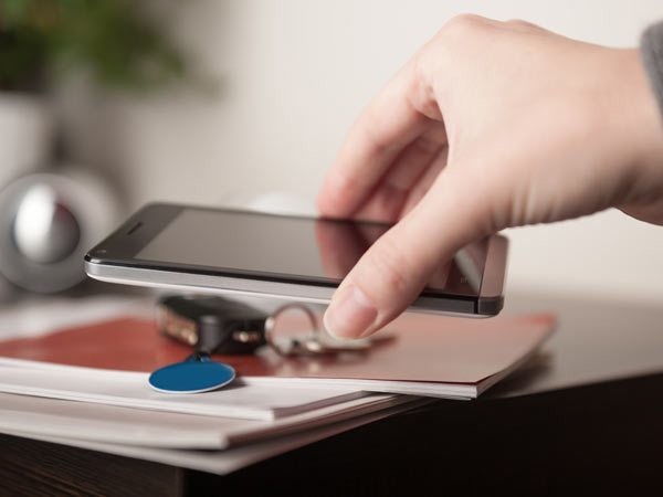 Leyendo una etiqueta NFC con el móvil