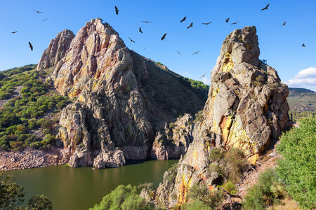 Mirador del Salto del Gitano, en el Parque Nacional de Monfragüe.