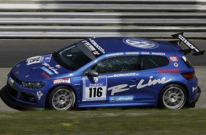 Decoración definitiva del Scirocco para las 24 horas de Nurburgring