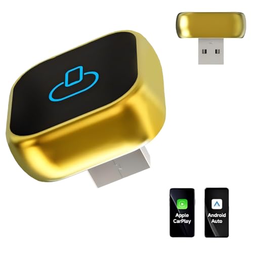 ALKEUR Carplay inalámbrico y Android Auto inalámbrico Stick