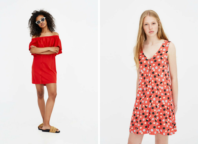 vestidos playeros pull&bear
