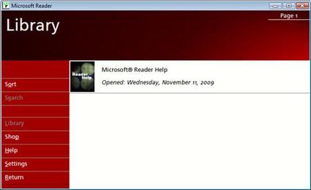 Microsoft comenta que está trabajando en una aplicación para eBooks