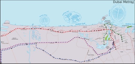 Financiación del metro de Dubai: se venden estaciones