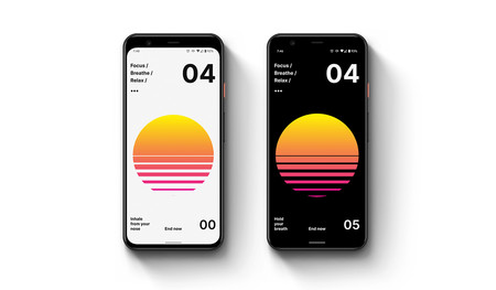 Abduzeedo lanza su primera app: diseño bonito y minimalista que nos ayuda a "respirar y relajarnos"