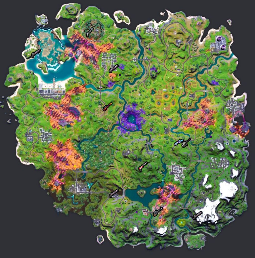 Las mejores armas de Fortnite y dónde encontrarlas lista y mapa con