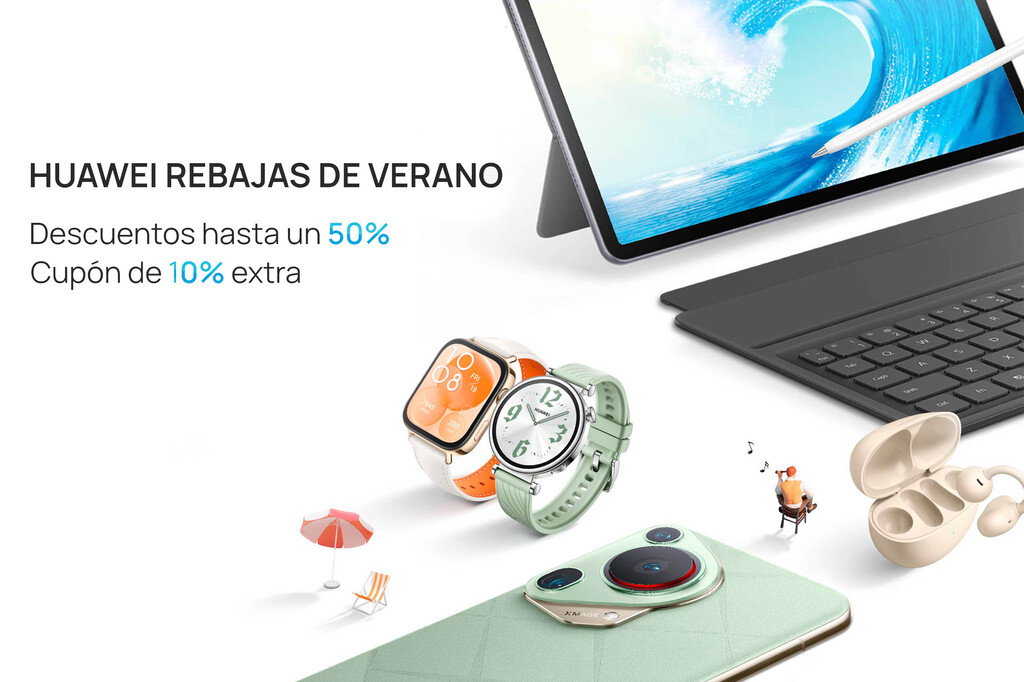 Rebajas de Verano en Huawei: descuentazos, cupones y regalos exclusivos sólo en la web de la marca 