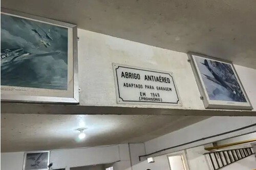 Prédio no Flamengo é uma das várias construções no Rio de Janeiro com abrigos antiaéreos | Imagem: Acervo pessoal