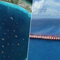 Hay cientos de barcos pesqueros de China frente a Argentina y Taiwán. Lo inquietante es que ninguno ha lanzado las redes al mar