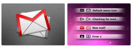 Conjunto de iconos para Gmail Notifr