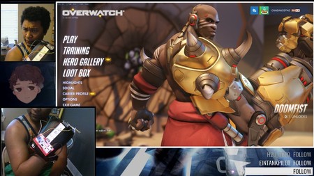 Overwatch: hay muchas maneras de jugar con Doomfist, pero lo más loco es usar un wiimote atado a un guante de boxeo