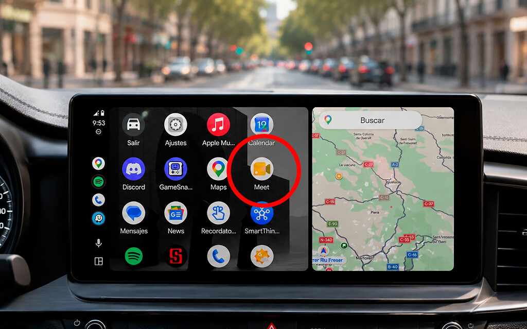 Decir “estoy conduciendo” ya no es excusa para escapar de la reunión: Google Meet llega a Android Auto