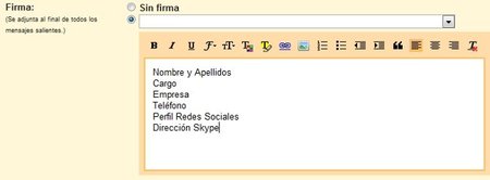 Elementos que debe incluir la firma de correo corporativa